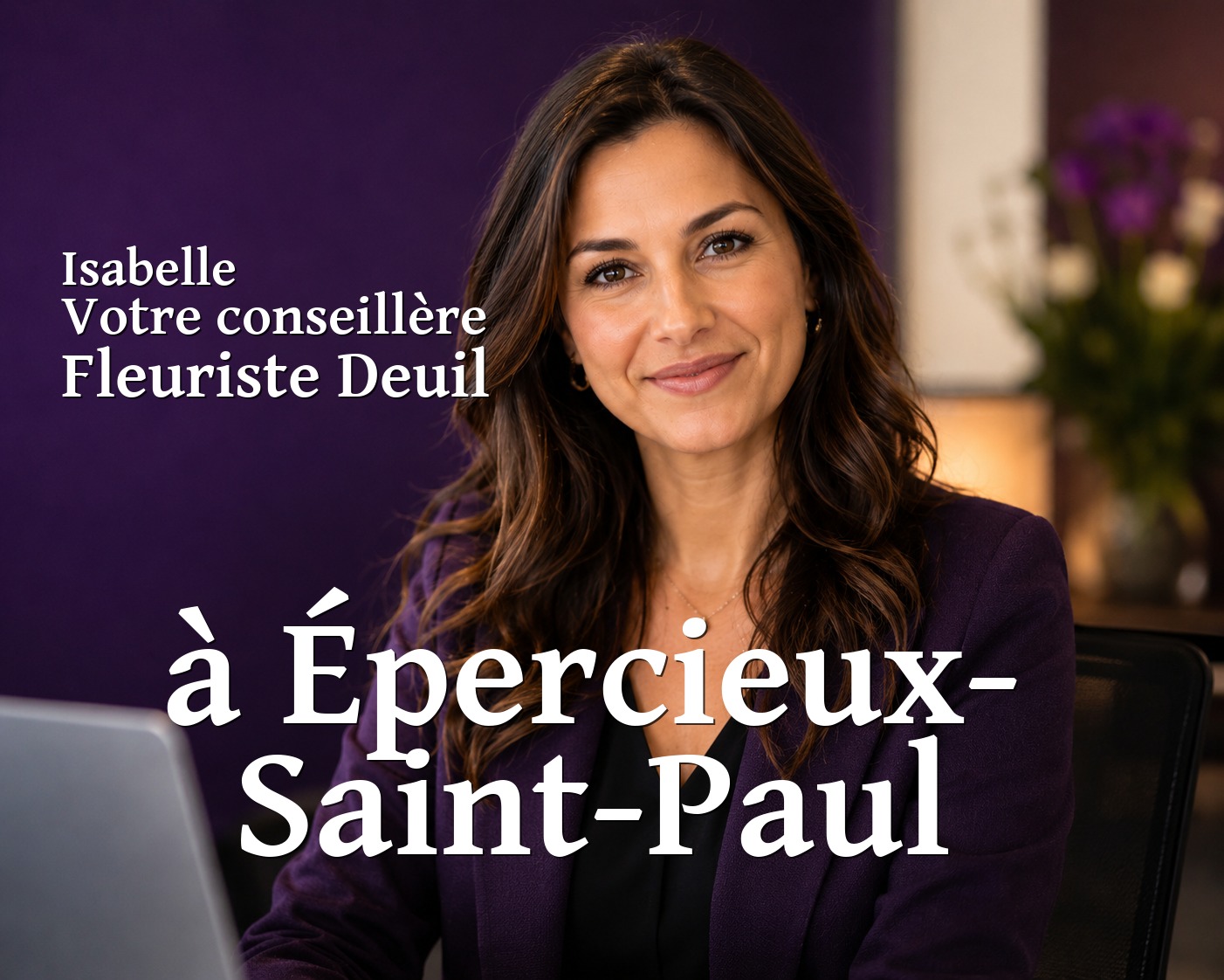 Isabelle, votre conseillère Fleuriste Deuil à Épercieux-Saint-Paul