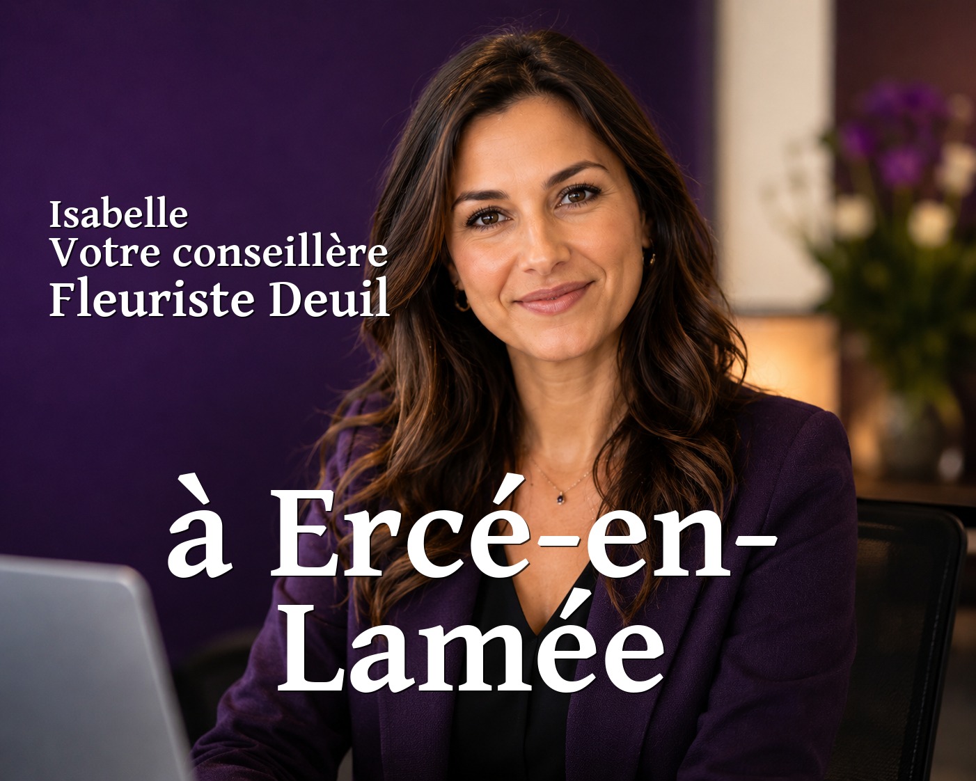 Isabelle, votre conseillère Fleuriste Deuil à Ercé-en-Lamée