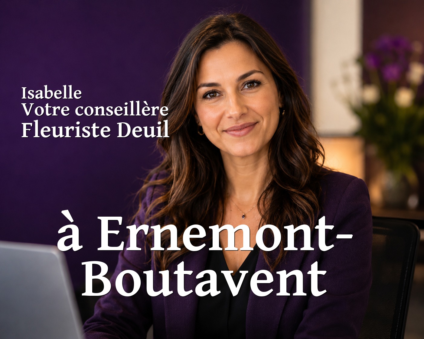 Isabelle, votre conseillère Fleuriste Deuil à Ernemont-Boutavent
