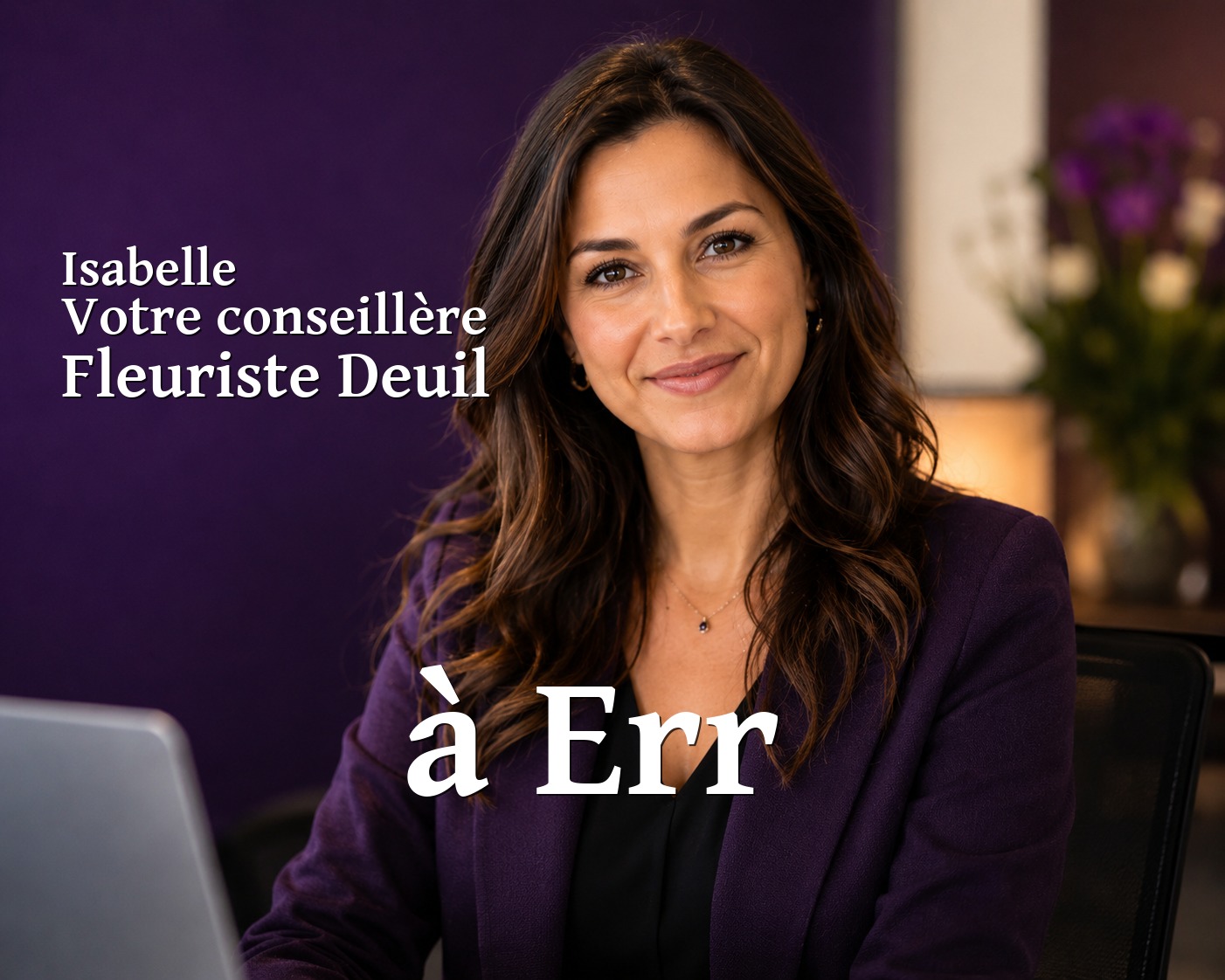Isabelle, votre conseillère Fleuriste Deuil à Err