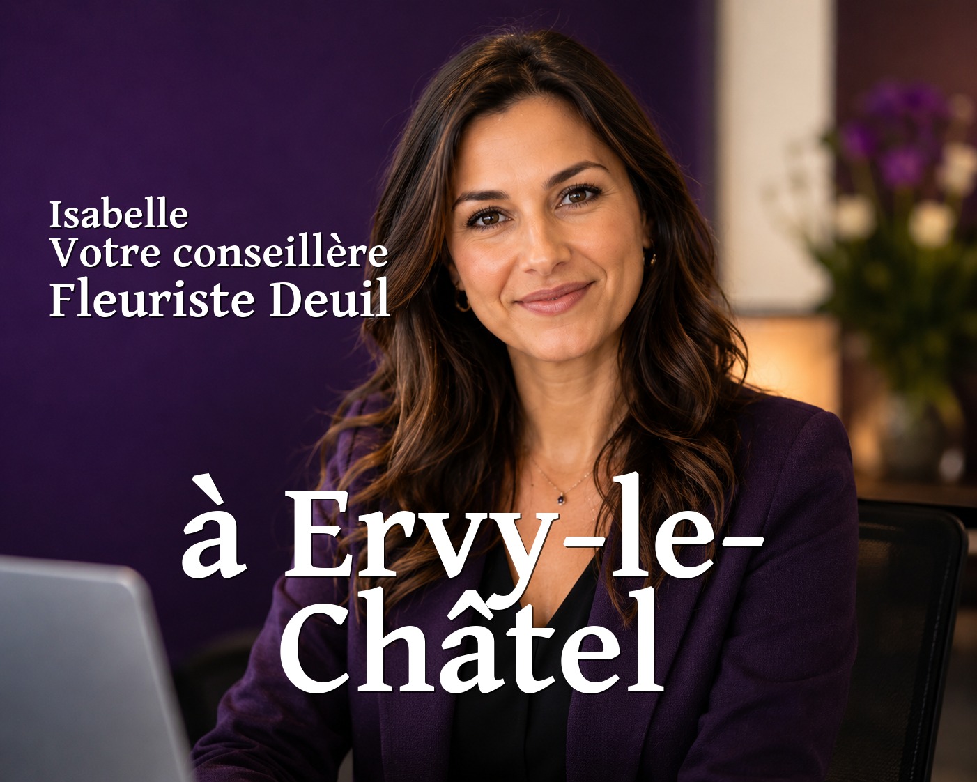 Isabelle, votre conseillère Fleuriste Deuil à Ervy-le-Châtel