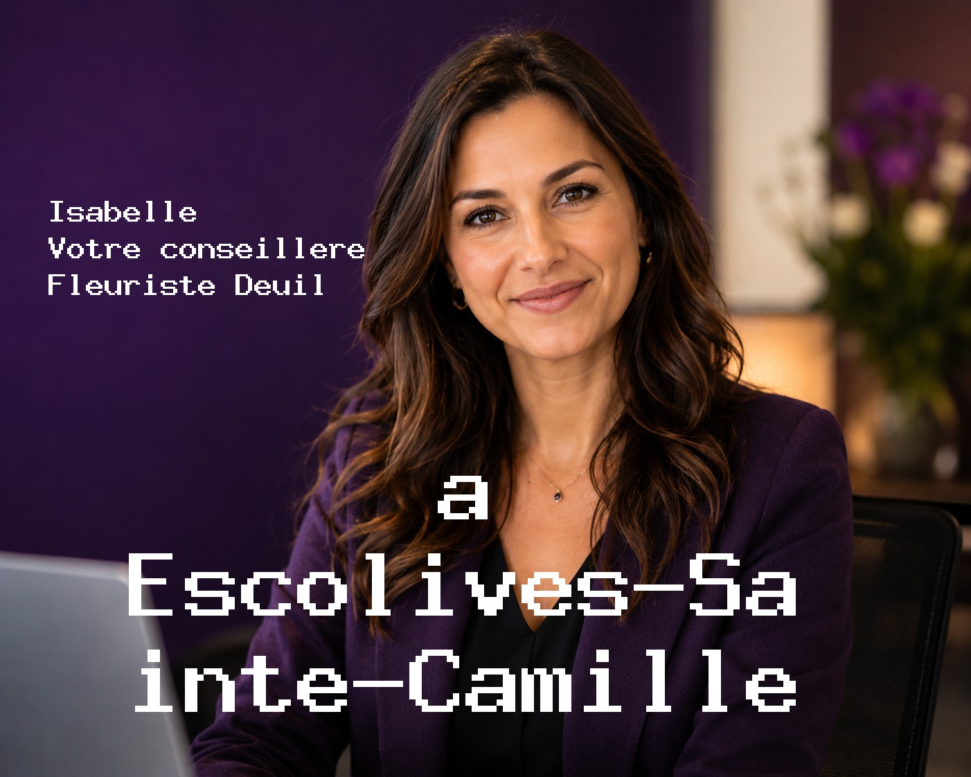 Isabelle, votre conseillère Fleuriste Deuil à Escolives-Sainte-Camille