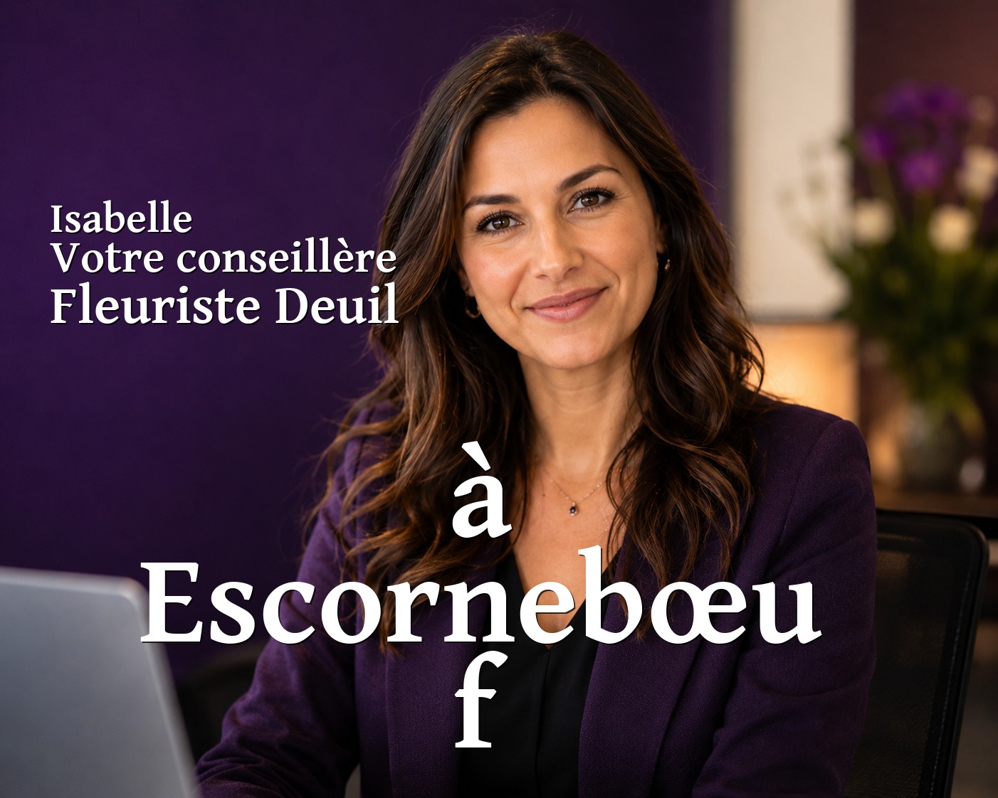 Isabelle, votre conseillère Fleuriste Deuil à Escornebœuf