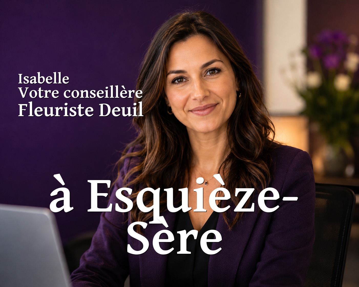 Isabelle, votre conseillère Fleuriste Deuil à Esquièze-Sère
