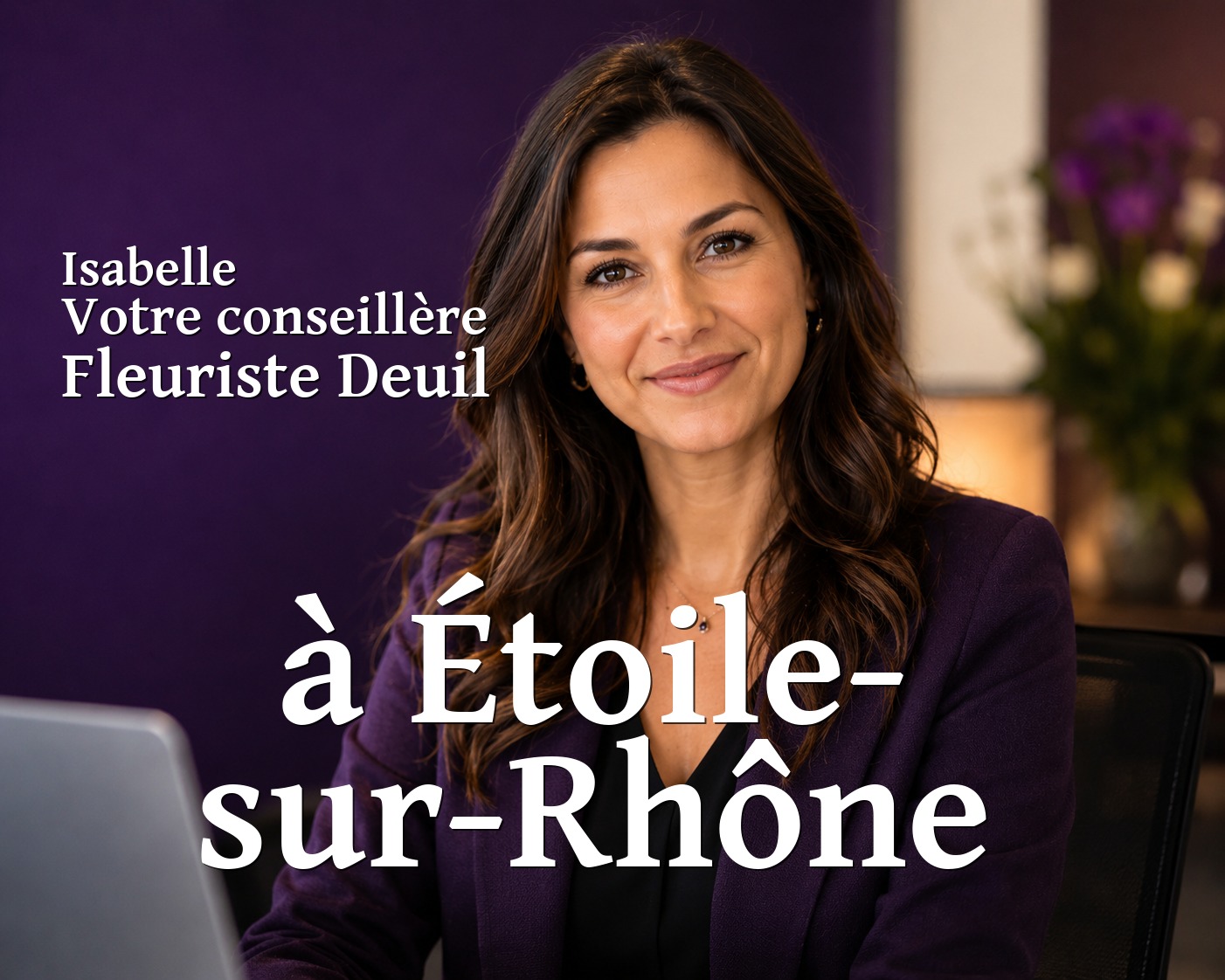Isabelle, votre conseillère Fleuriste Deuil à Étoile-sur-Rhône