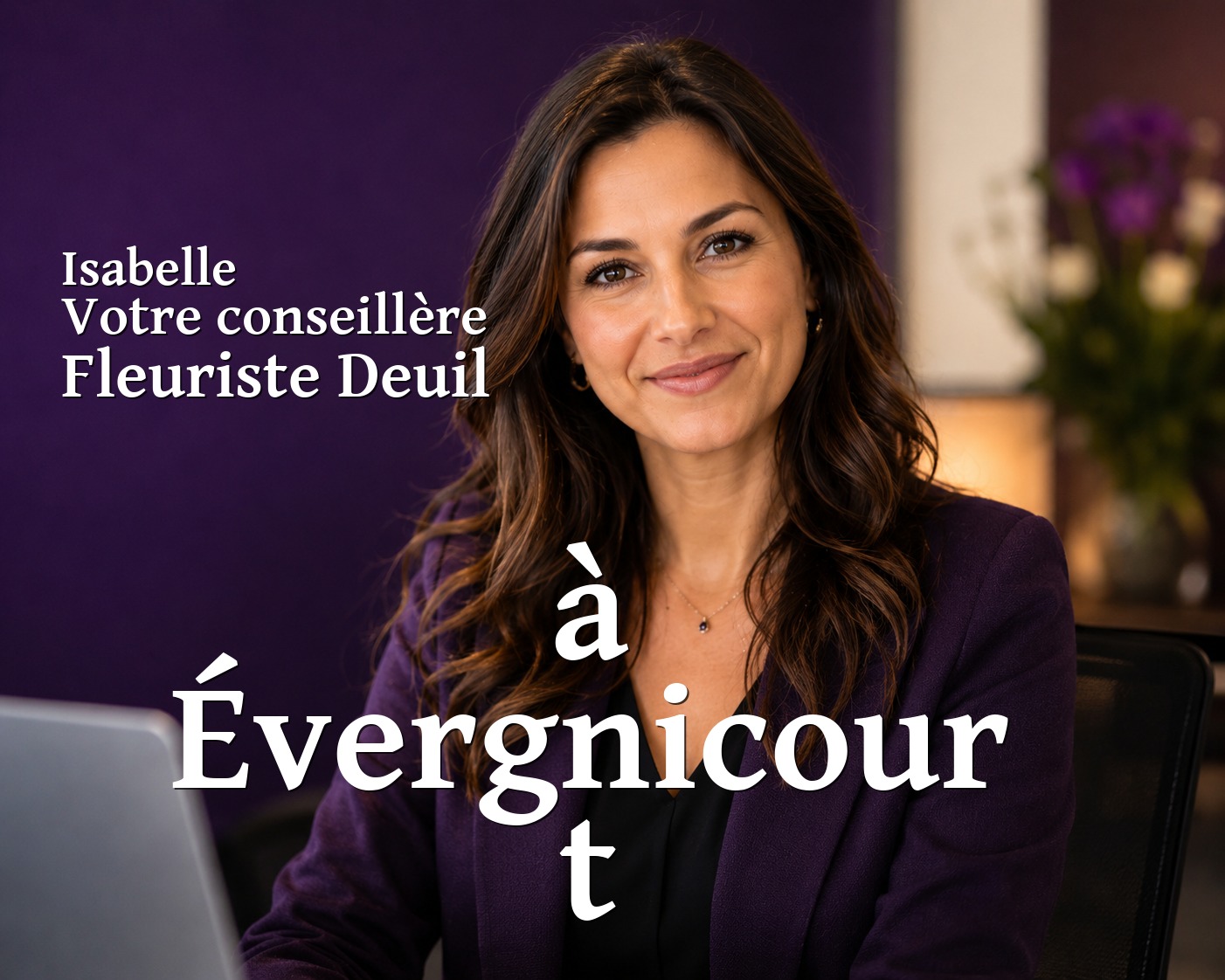 Isabelle, votre conseillère Fleuriste Deuil à Évergnicourt