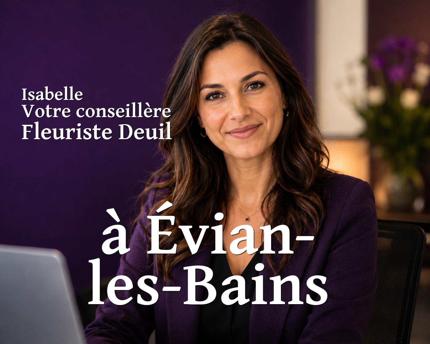 Isabelle, votre conseillère Fleuriste Deuil à Évian-les-Bains