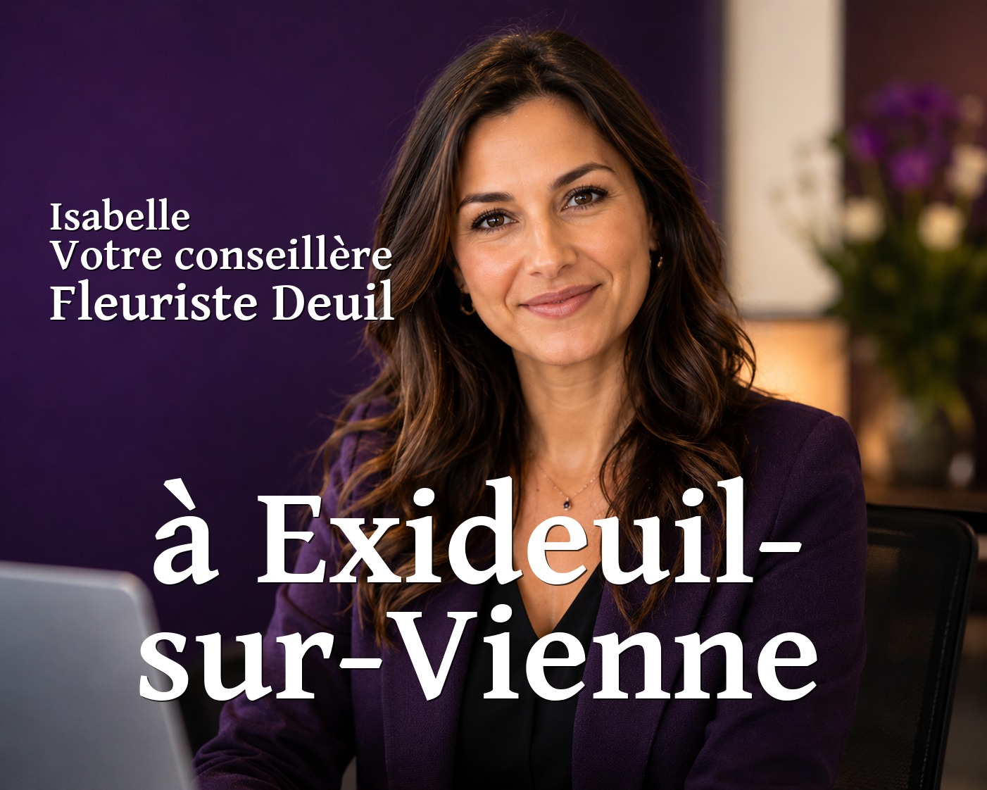 Isabelle, votre conseillère Fleuriste Deuil à Exideuil-sur-Vienne