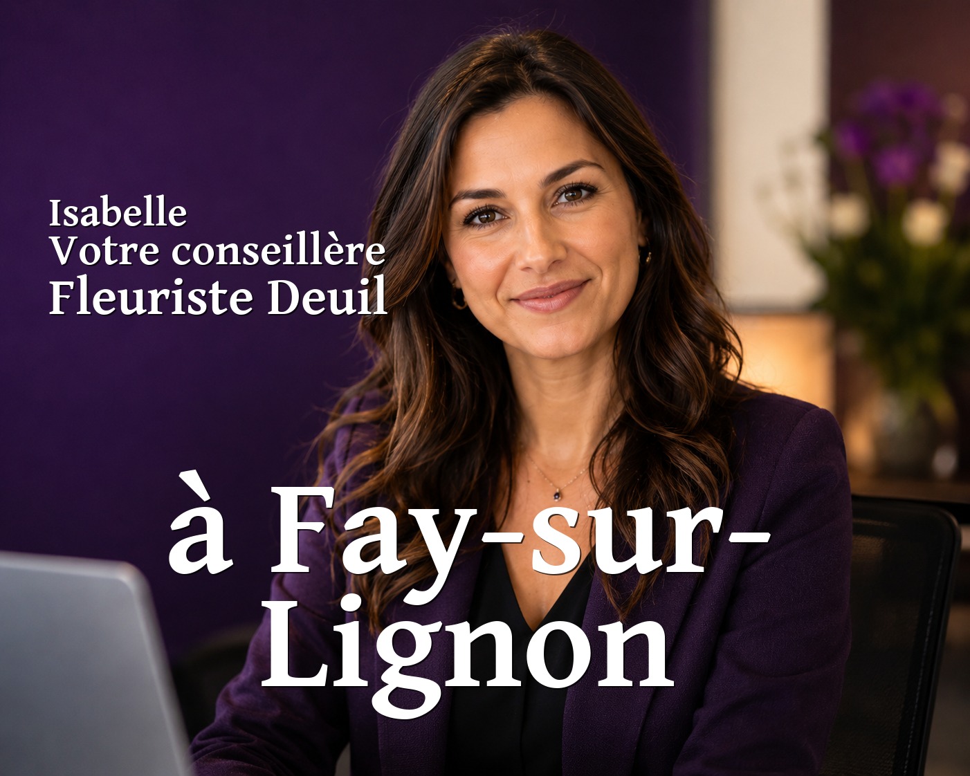 Isabelle, votre conseillère Fleuriste Deuil à Fay-sur-Lignon