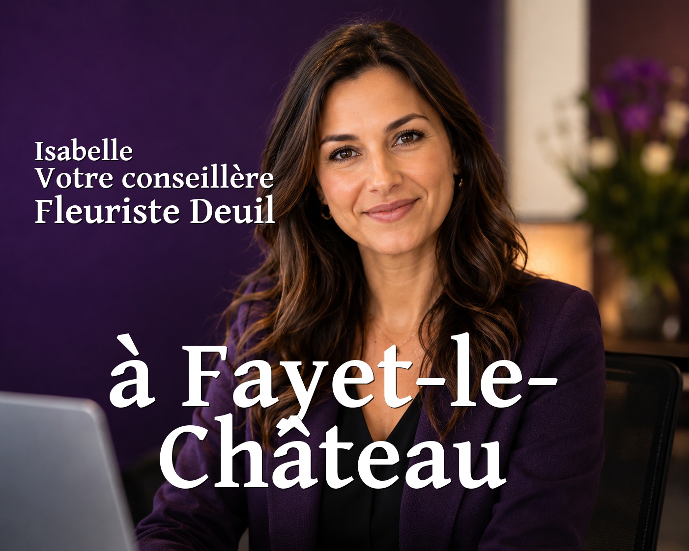 Isabelle, votre conseillère Fleuriste Deuil à Fayet-le-Château