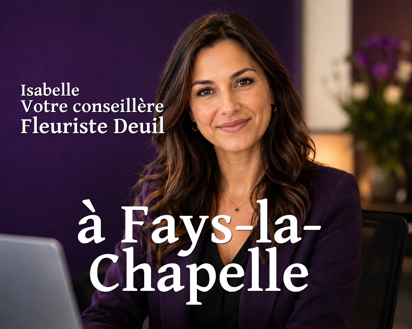 Isabelle, votre conseillère Fleuriste Deuil à Fays-la-Chapelle