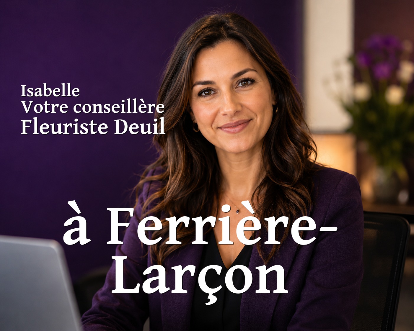 Isabelle, votre conseillère Fleuriste Deuil à Ferrière-Larçon