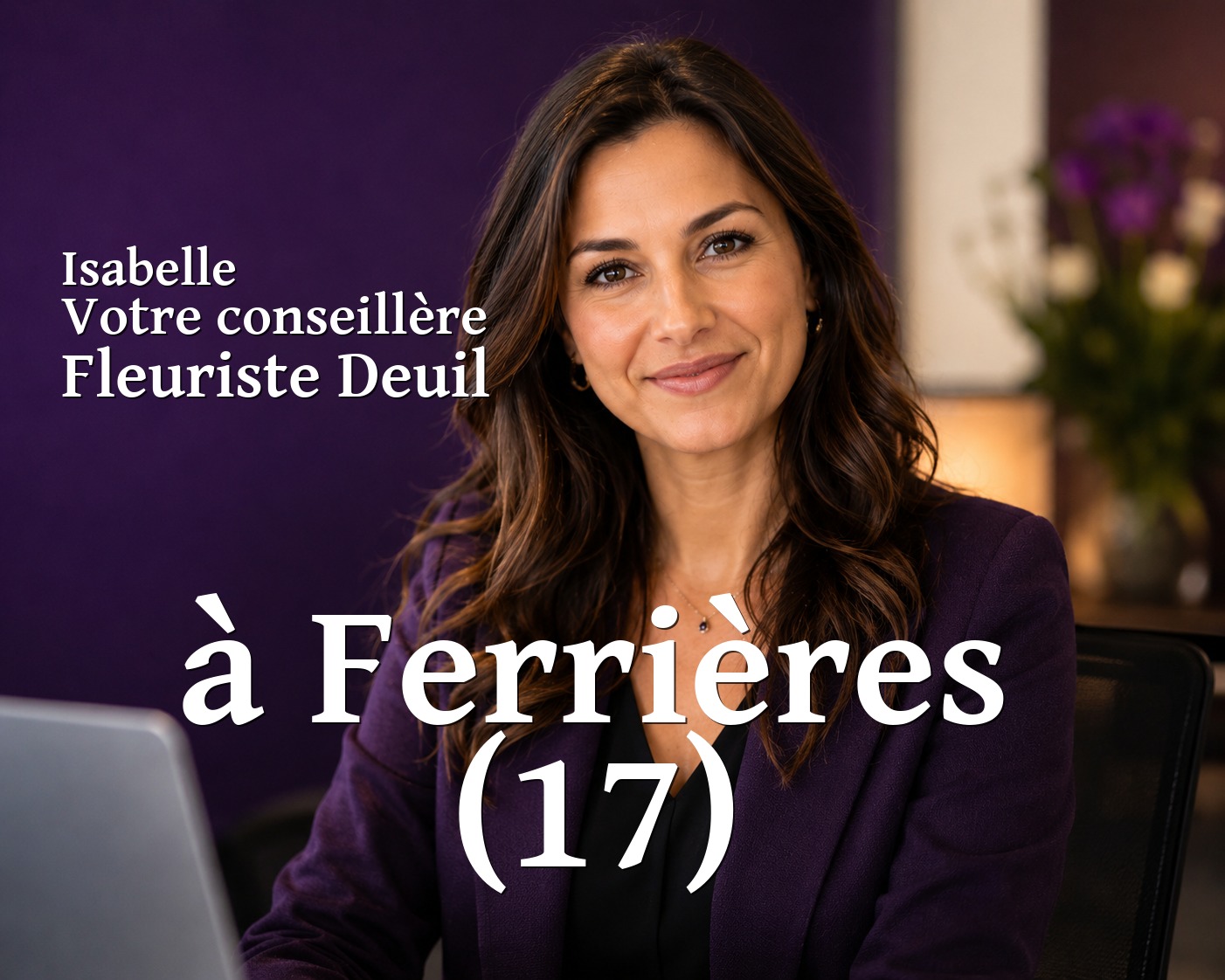 Isabelle, votre conseillère Fleuriste Deuil à Ferrières (17)