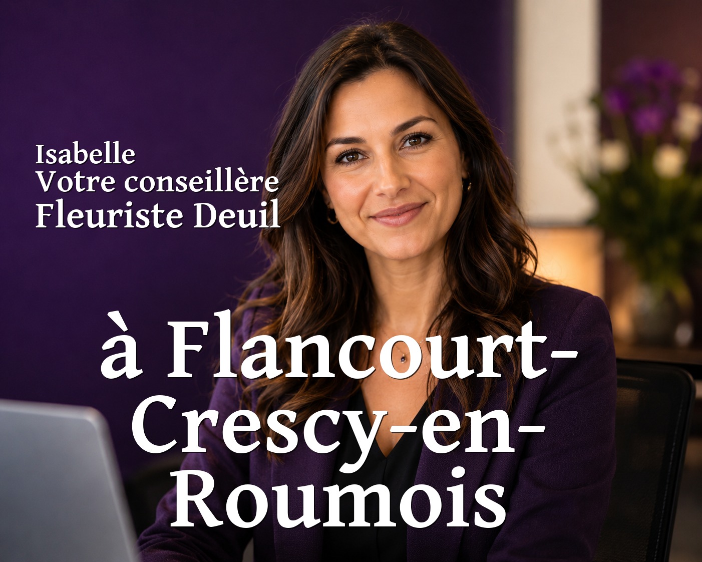 Isabelle, votre conseillère Fleuriste Deuil à Flancourt-Crescy-en-Roumois
