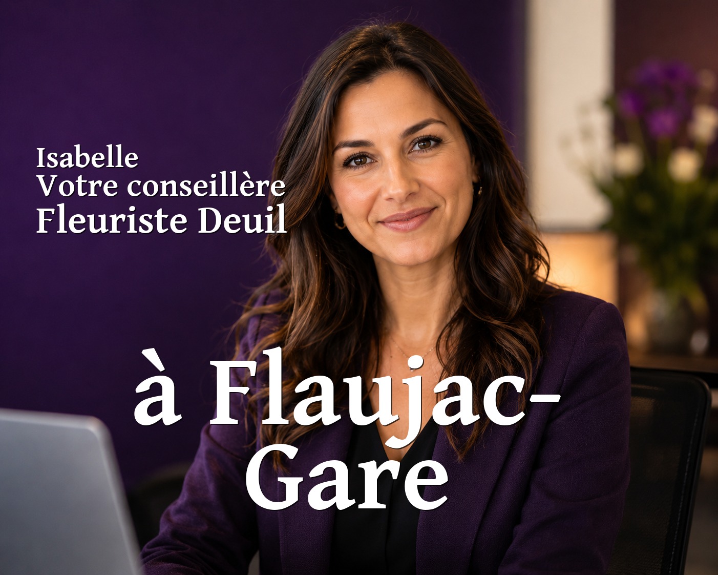 Isabelle, votre conseillère Fleuriste Deuil à Flaujac-Gare