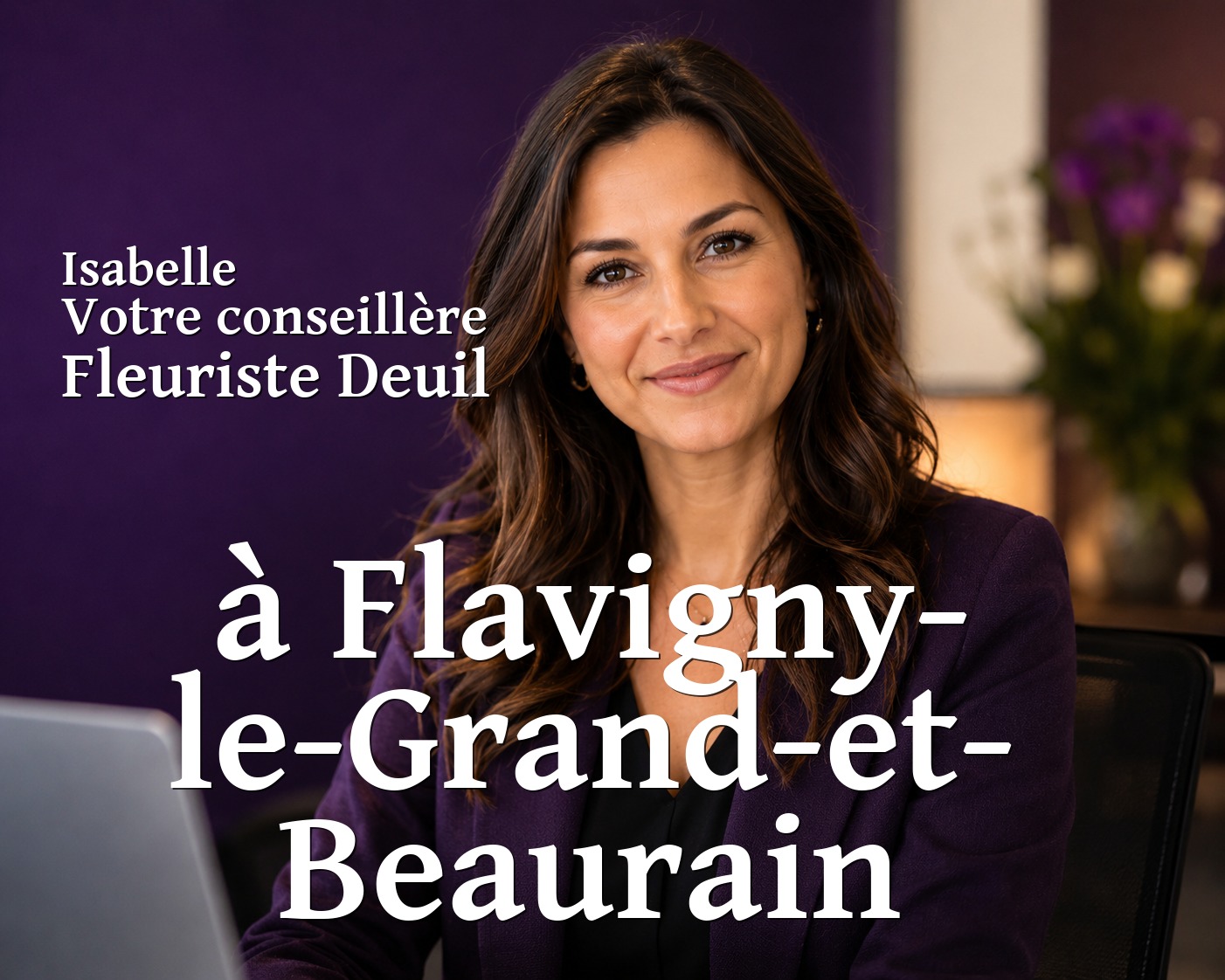 Isabelle, votre conseillère Fleuriste Deuil à Flavigny-le-Grand-et-Beaurain
