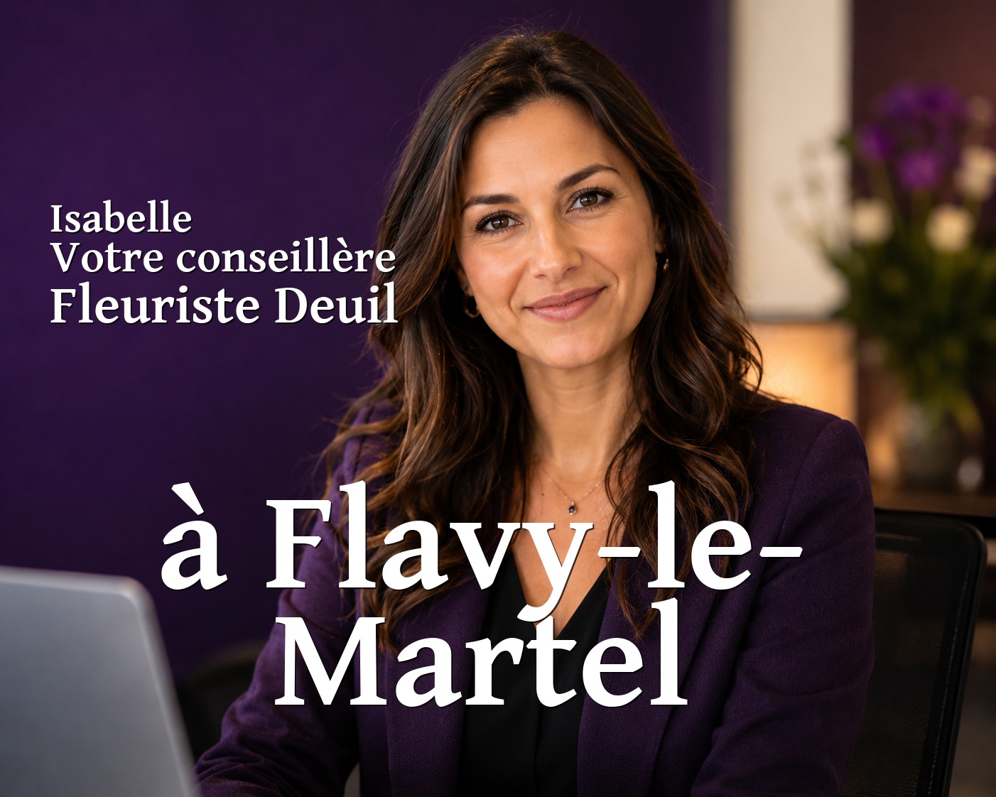 Isabelle, votre conseillère Fleuriste Deuil à Flavy-le-Martel