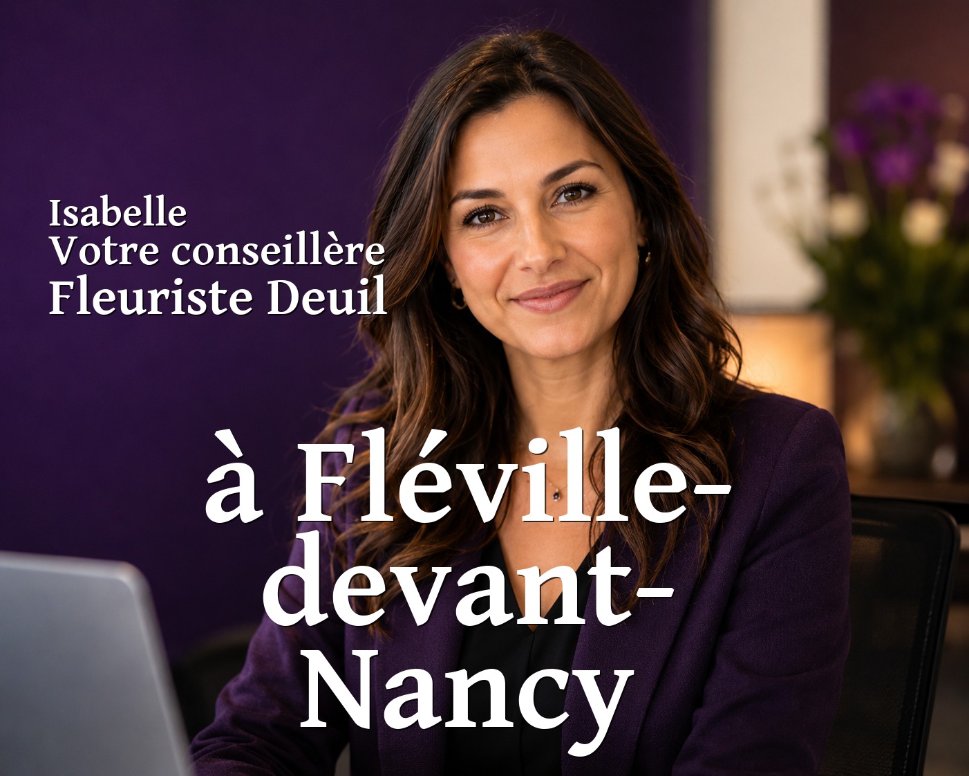 Isabelle, votre conseillère Fleuriste Deuil à Fléville-devant-Nancy