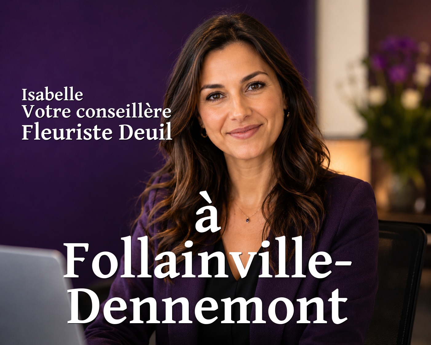 Isabelle, votre conseillère Fleuriste Deuil à Follainville-Dennemont