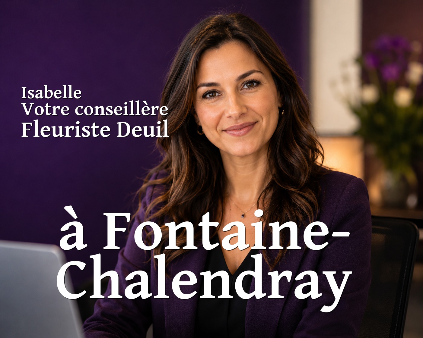 Isabelle, votre conseillère Fleuriste Deuil à Fontaine-Chalendray