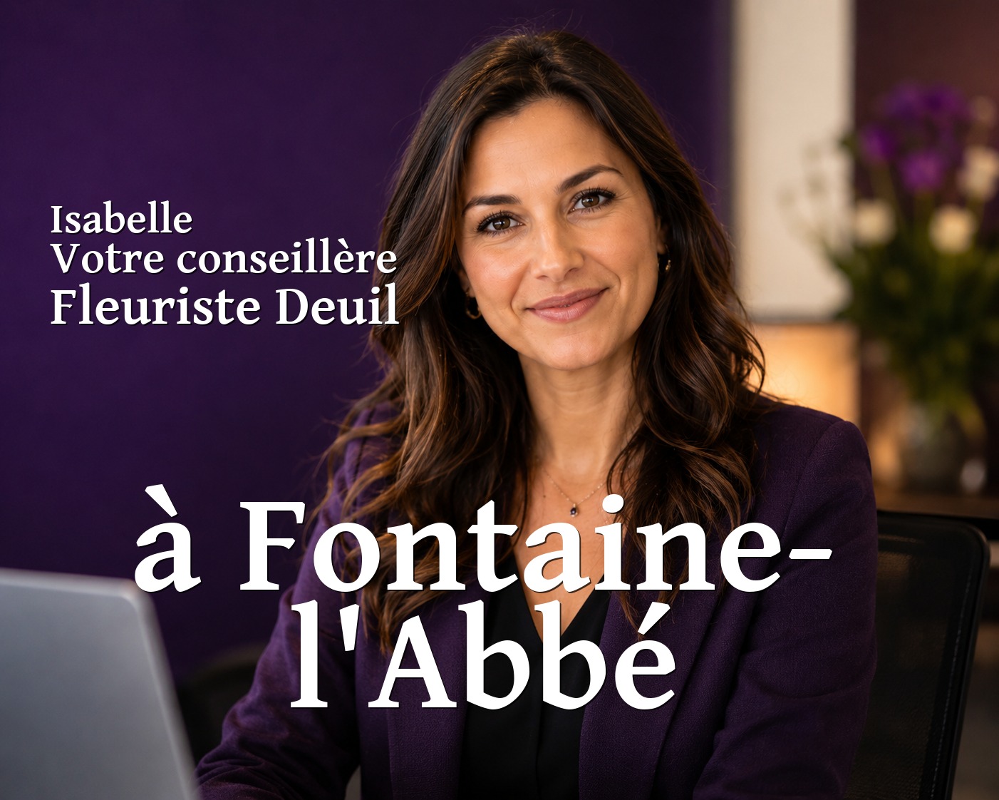 Isabelle, votre conseillère Fleuriste Deuil à Fontaine-l'Abbé