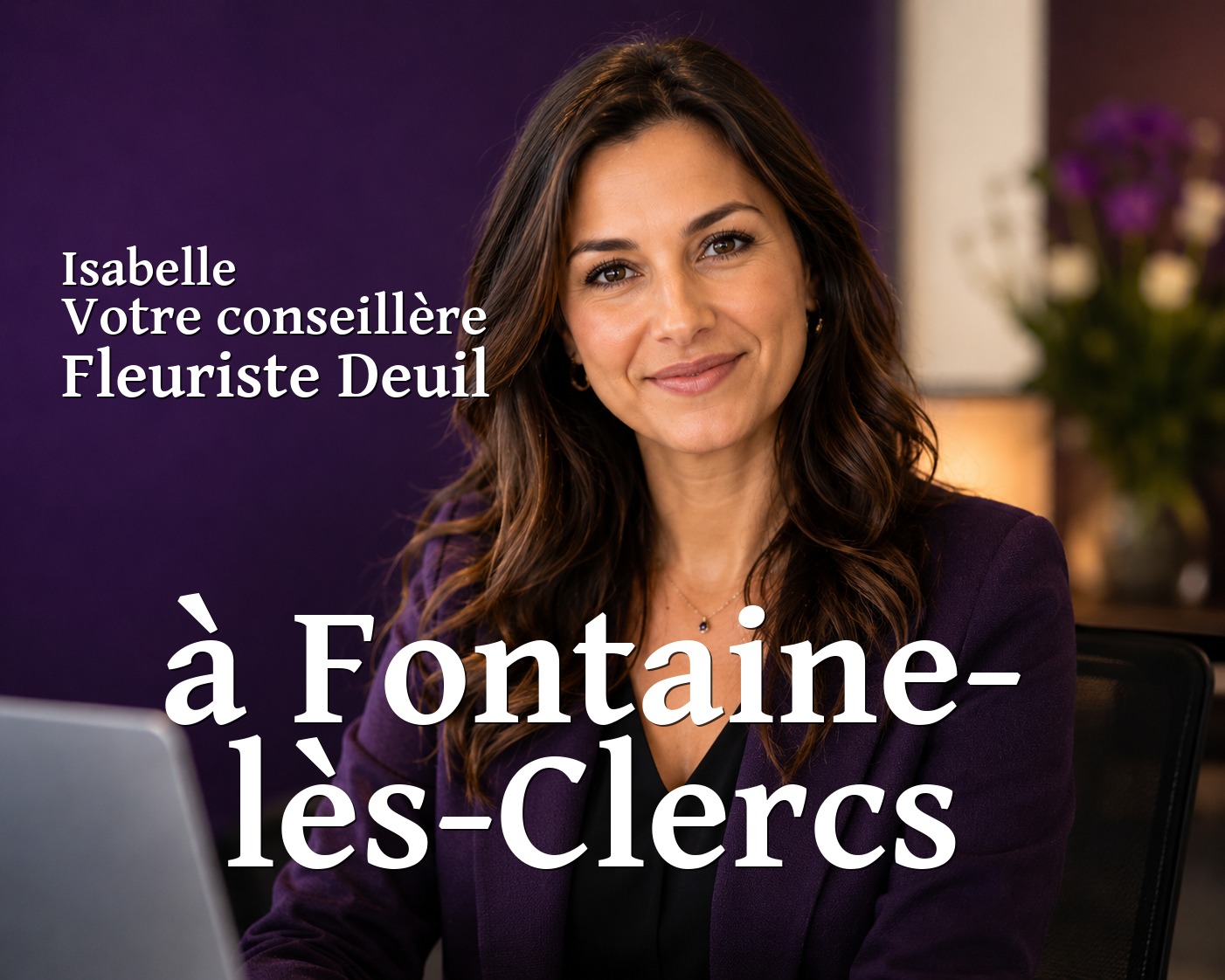 Isabelle, votre conseillère Fleuriste Deuil à Fontaine-lès-Clercs