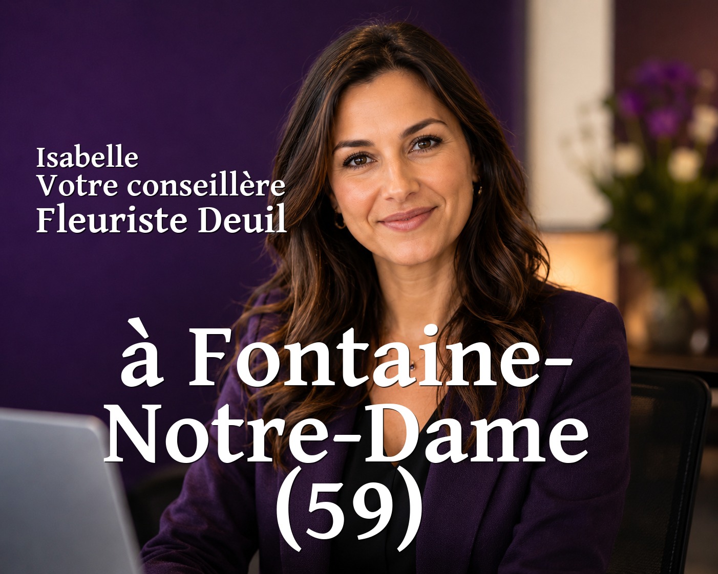 Isabelle, votre conseillère Fleuriste Deuil à Fontaine-Notre-Dame (59)