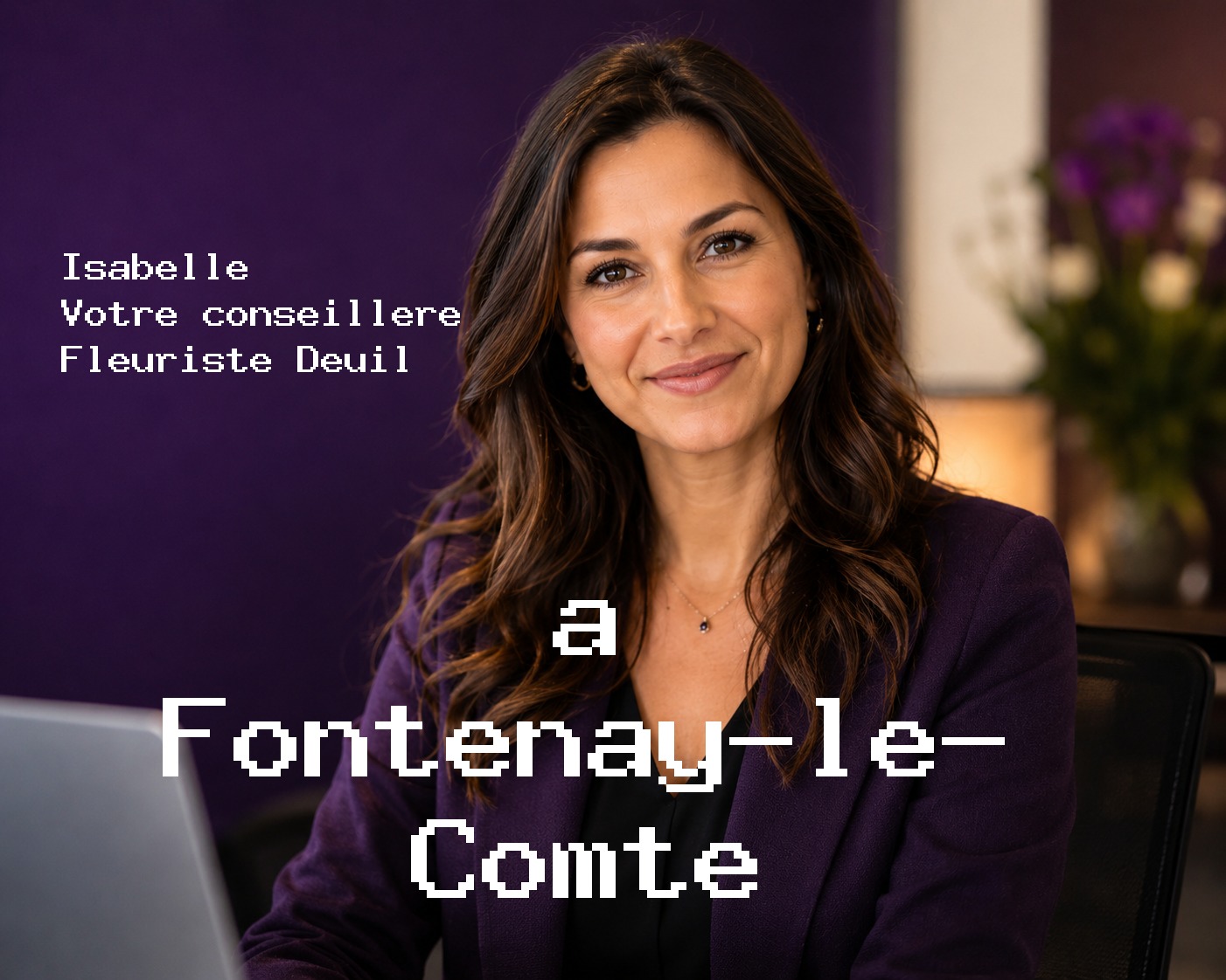 Isabelle, votre conseillère Fleuriste Deuil à Fontenay-le-Comte
