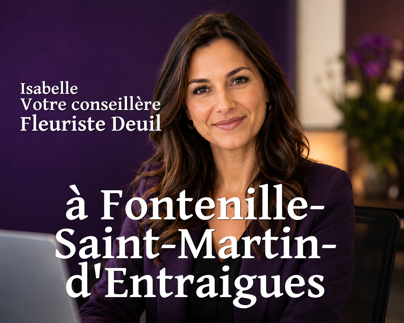 Isabelle, votre conseillère Fleuriste Deuil à Fontenille-Saint-Martin-d'Entraigues