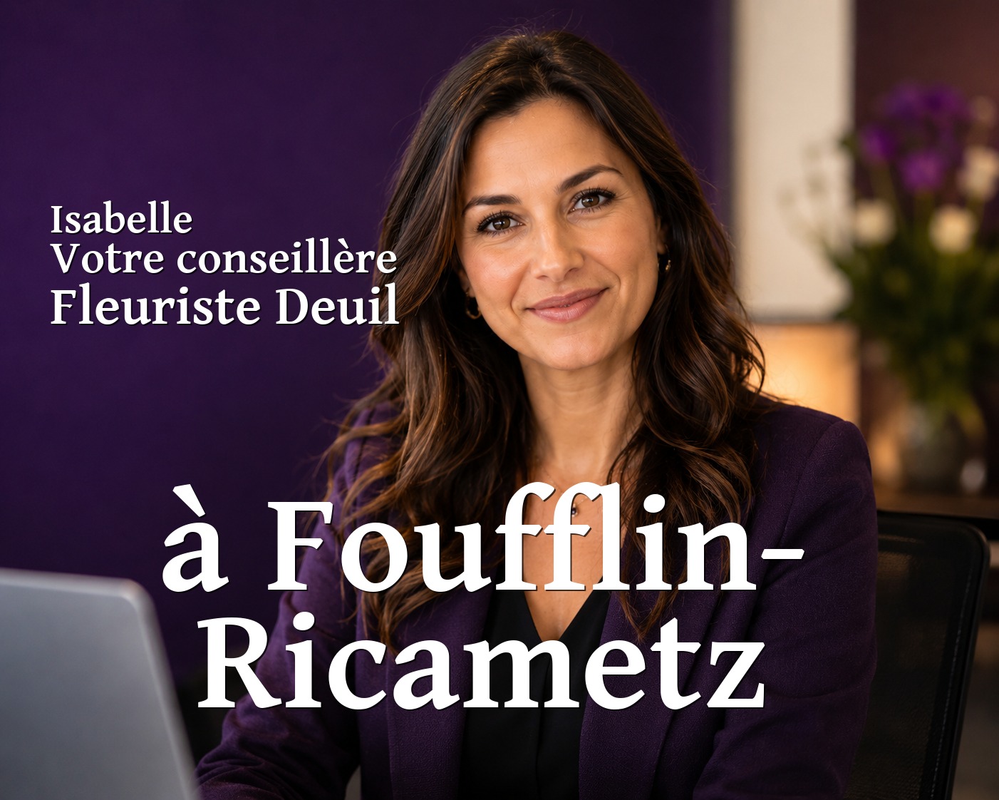 Isabelle, votre conseillère Fleuriste Deuil à Foufflin-Ricametz