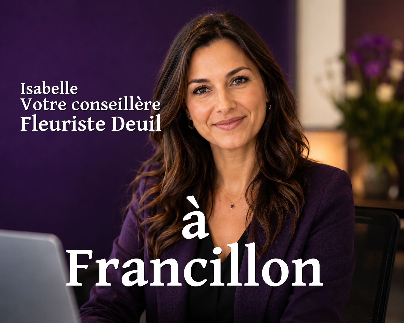 Isabelle, votre conseillère Fleuriste Deuil à Francillon