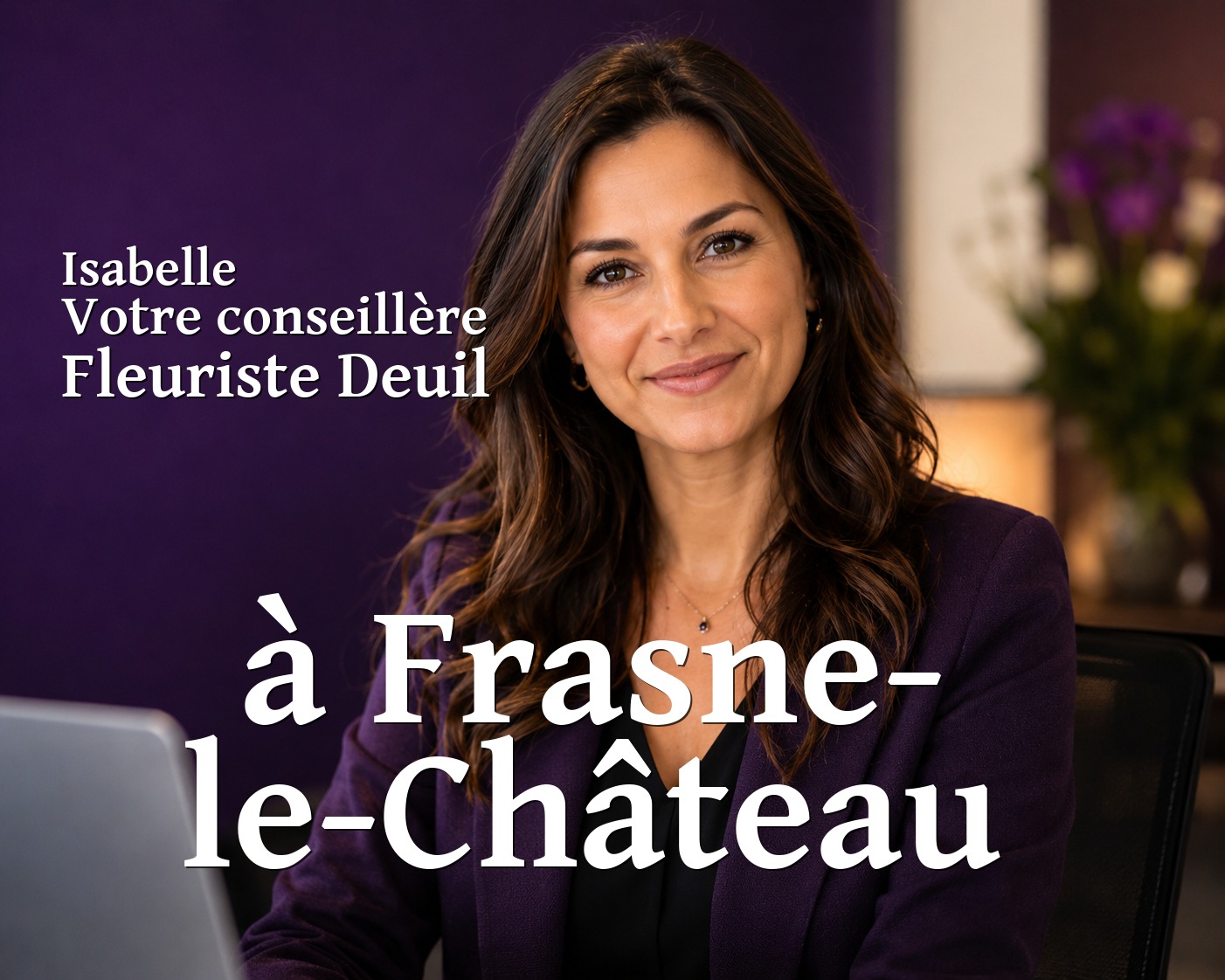 Isabelle, votre conseillère Fleuriste Deuil à Frasne-le-Château
