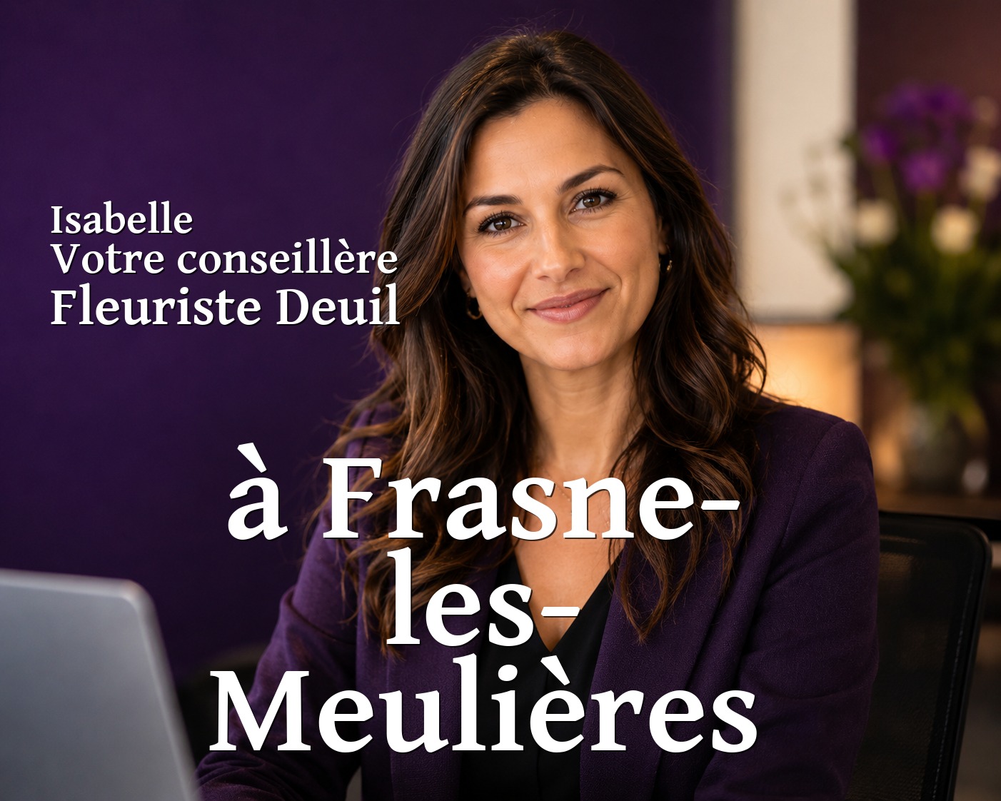 Isabelle, votre conseillère Fleuriste Deuil à Frasne-les-Meulières