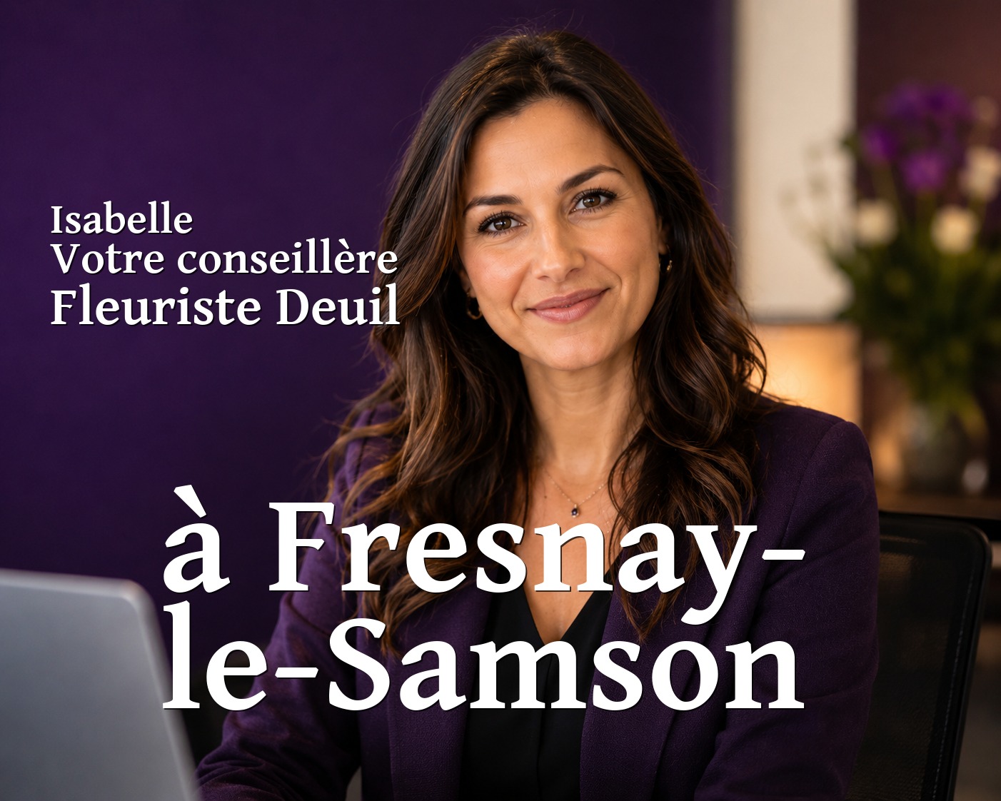 Isabelle, votre conseillère Fleuriste Deuil à Fresnay-le-Samson