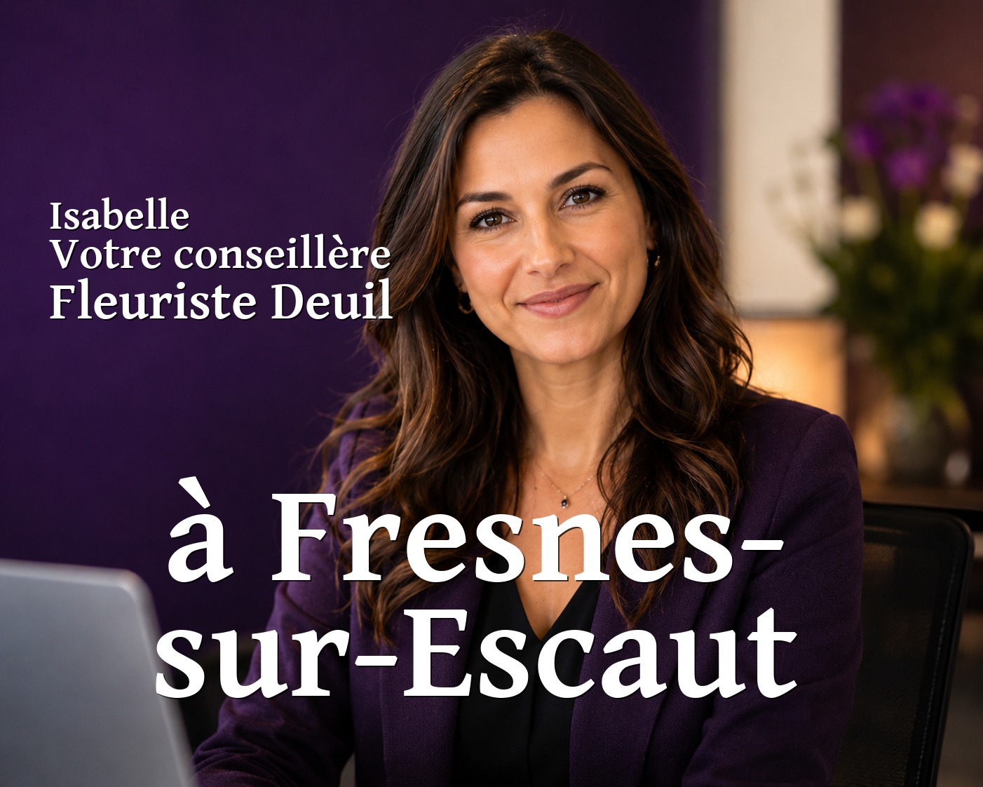 Isabelle, votre conseillère Fleuriste Deuil à Fresnes-sur-Escaut