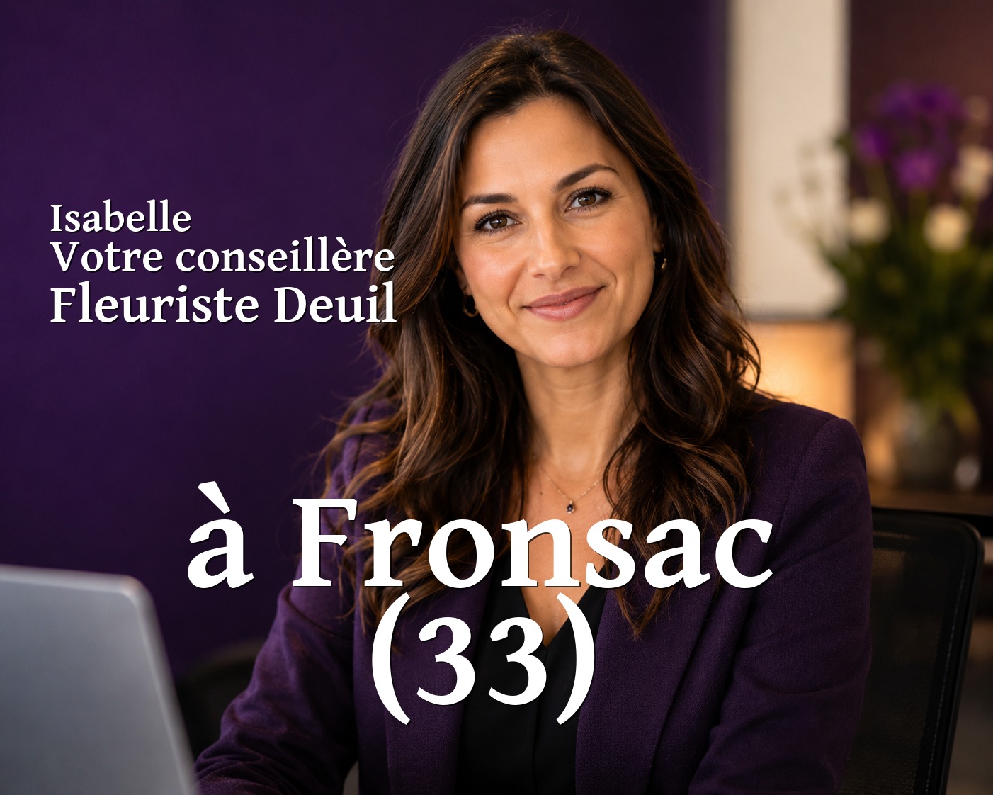 Isabelle, votre conseillère Fleuriste Deuil à Fronsac (33)
