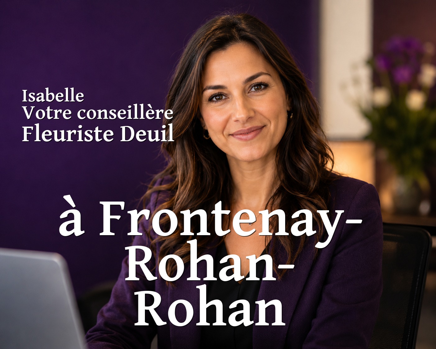 Isabelle, votre conseillère Fleuriste Deuil à Frontenay-Rohan-Rohan