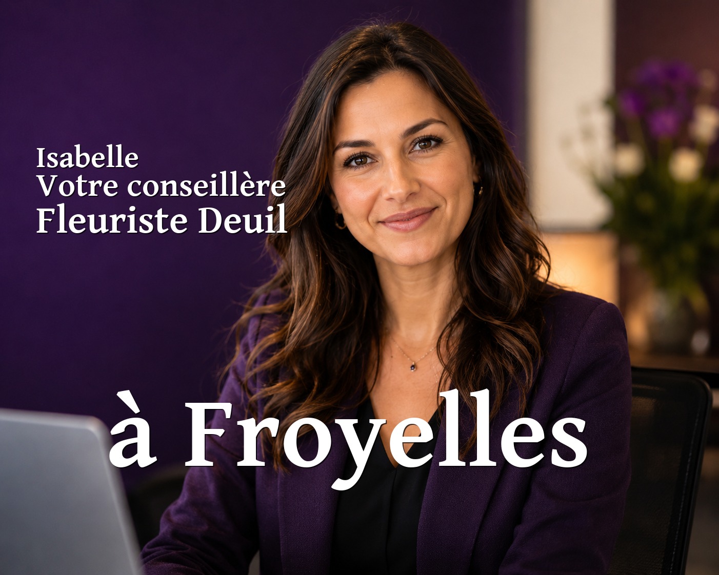 Isabelle, votre conseillère Fleuriste Deuil à Froyelles