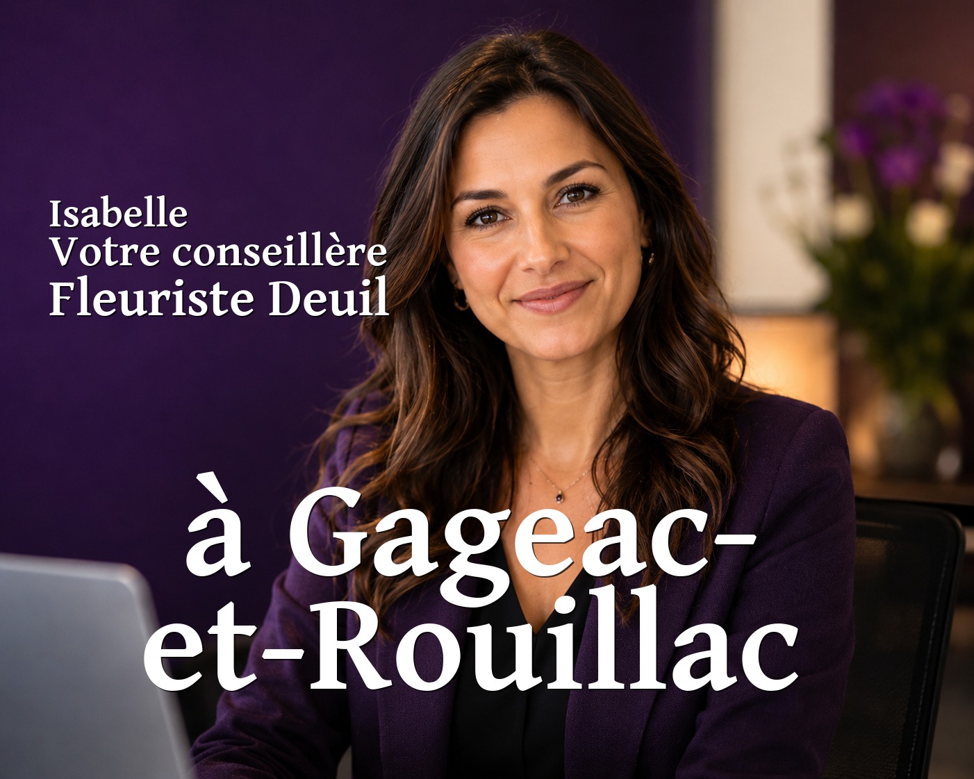 Isabelle, votre conseillère Fleuriste Deuil à Gageac-et-Rouillac