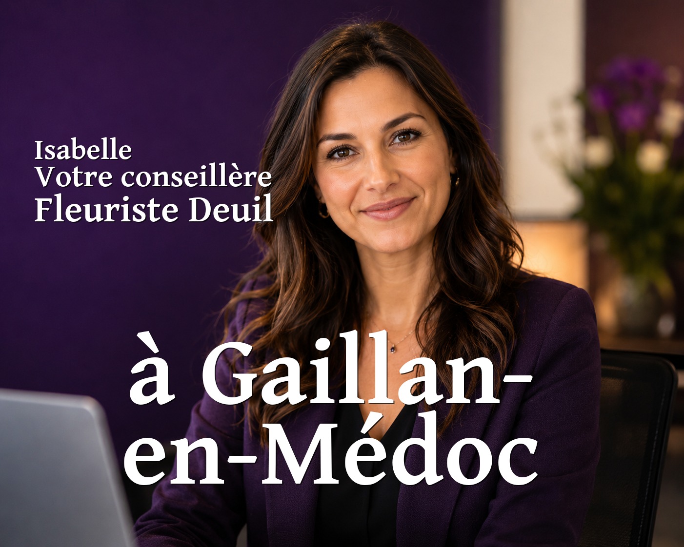 Isabelle, votre conseillère Fleuriste Deuil à Gaillan-en-Médoc