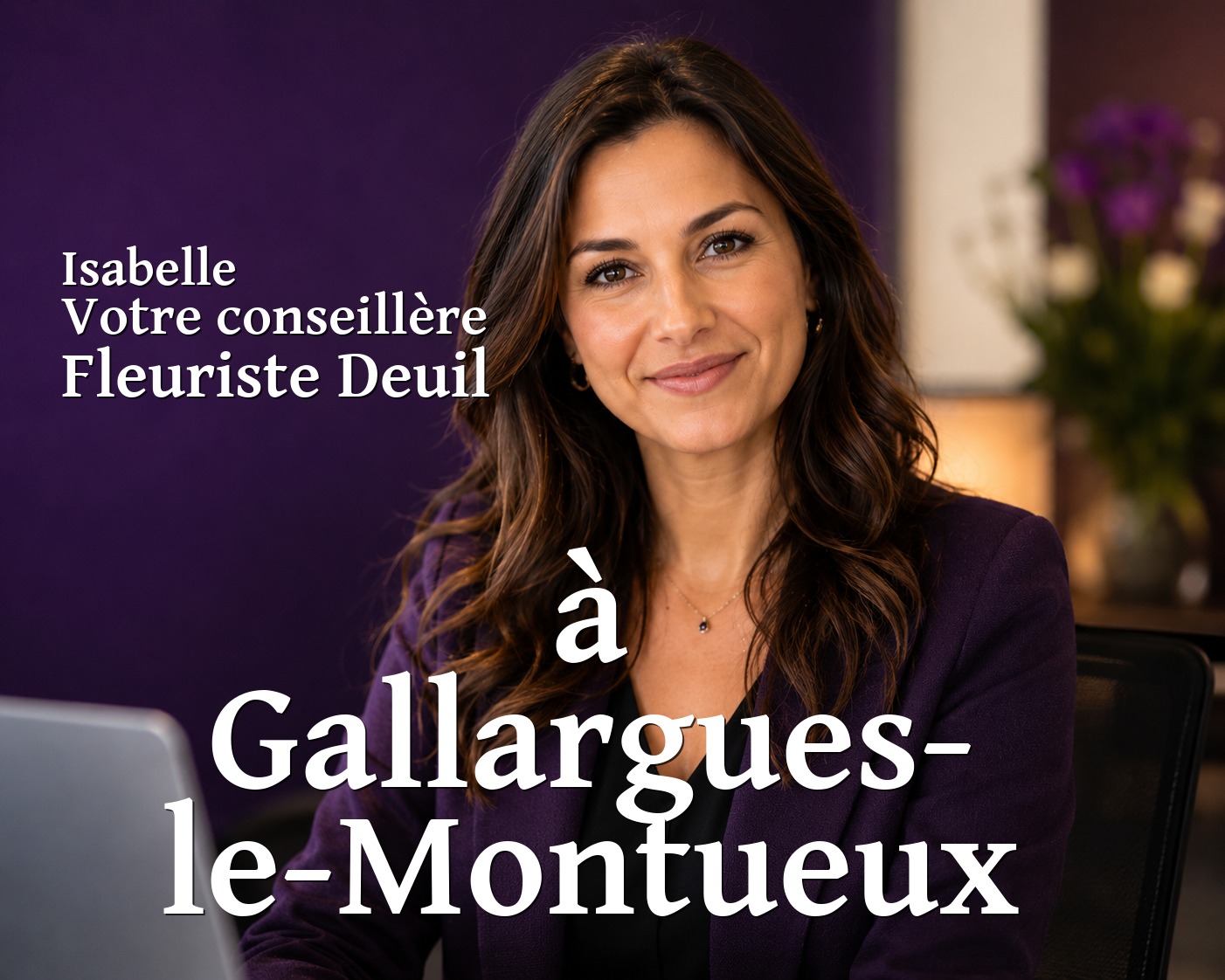 Isabelle, votre conseillère Fleuriste Deuil à Gallargues-le-Montueux