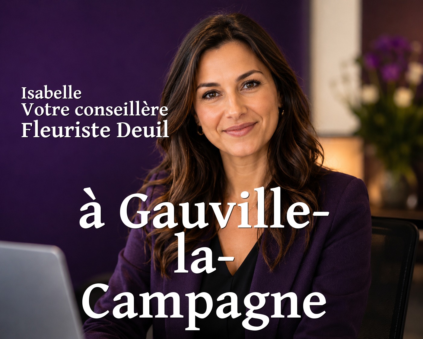 Isabelle, votre conseillère Fleuriste Deuil à Gauville-la-Campagne