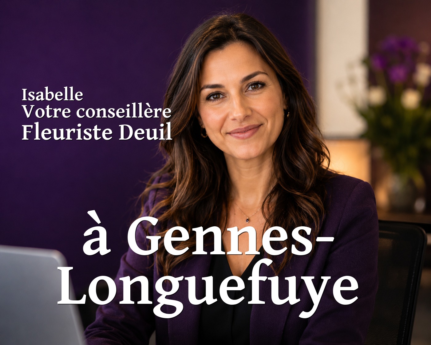 Isabelle, votre conseillère Fleuriste Deuil à Gennes-Longuefuye