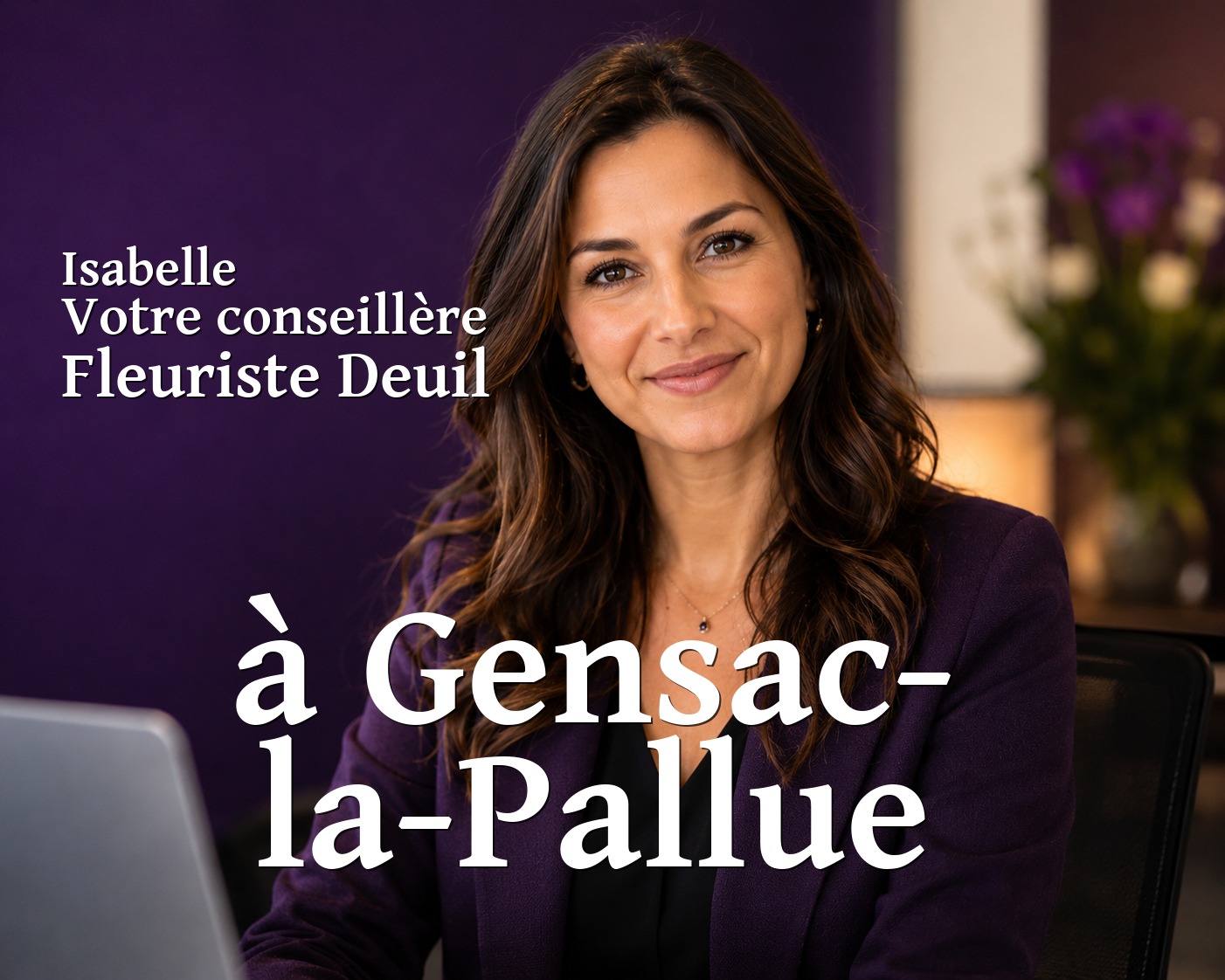 Isabelle, votre conseillère Fleuriste Deuil à Gensac-la-Pallue