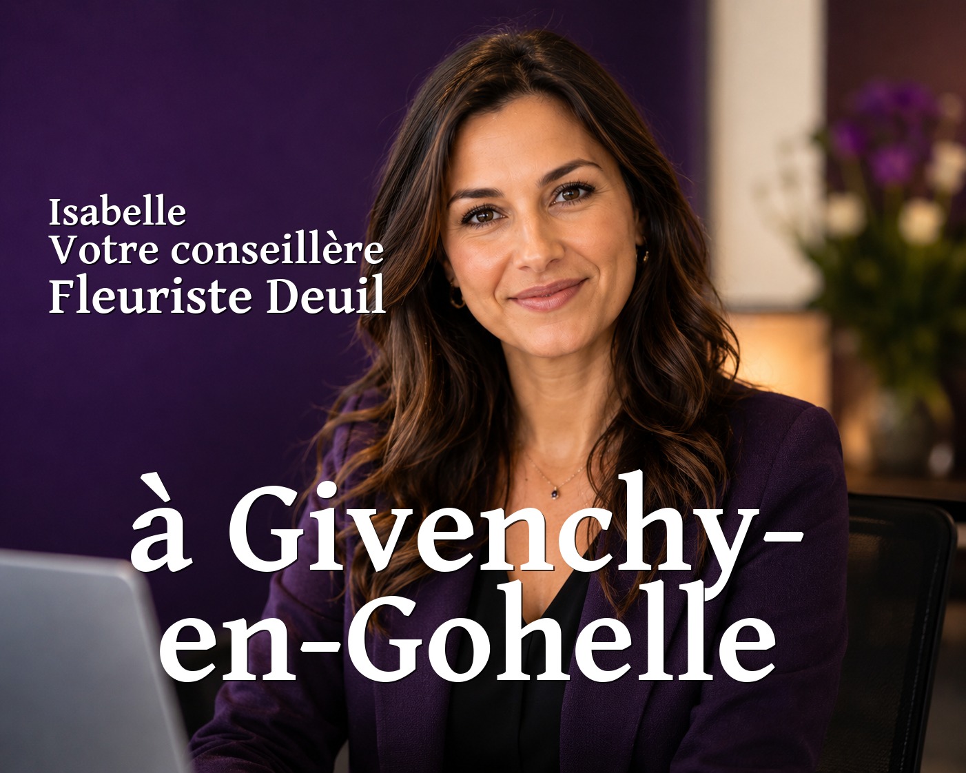 Isabelle, votre conseillère Fleuriste Deuil à Givenchy-en-Gohelle