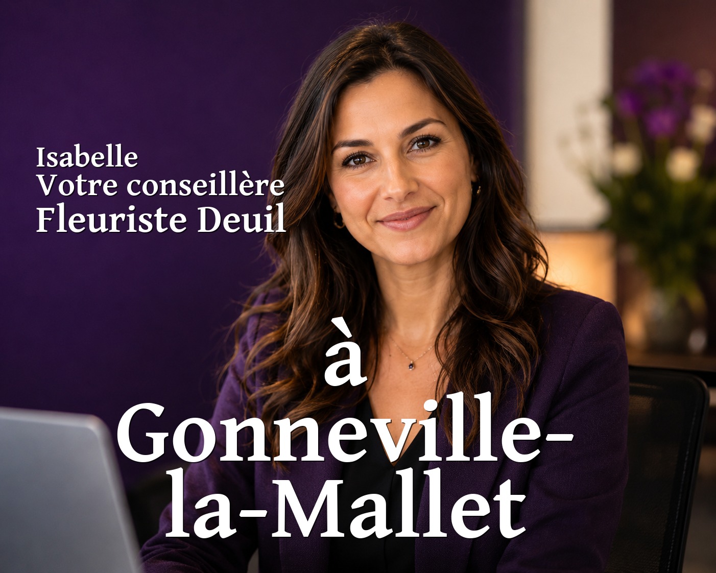 Isabelle, votre conseillère Fleuriste Deuil à Gonneville-la-Mallet