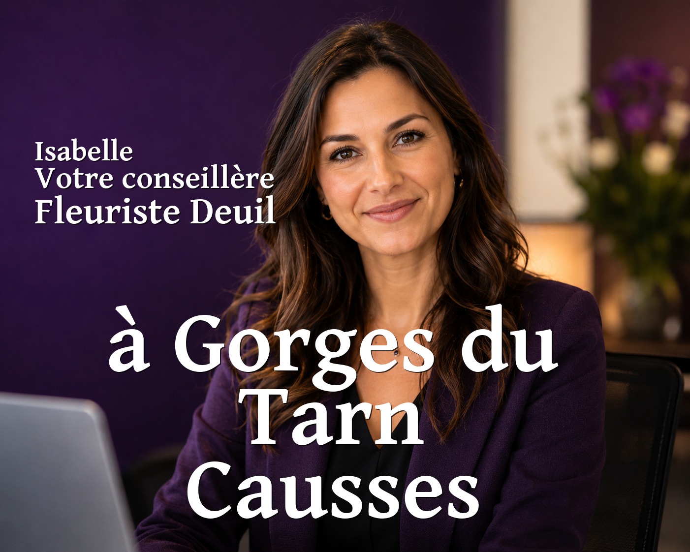 Isabelle, votre conseillère Fleuriste Deuil à Gorges du Tarn Causses