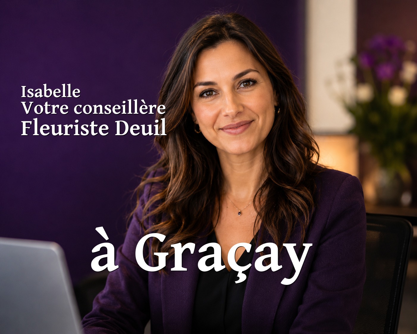 Isabelle, votre conseillère Fleuriste Deuil à Graçay