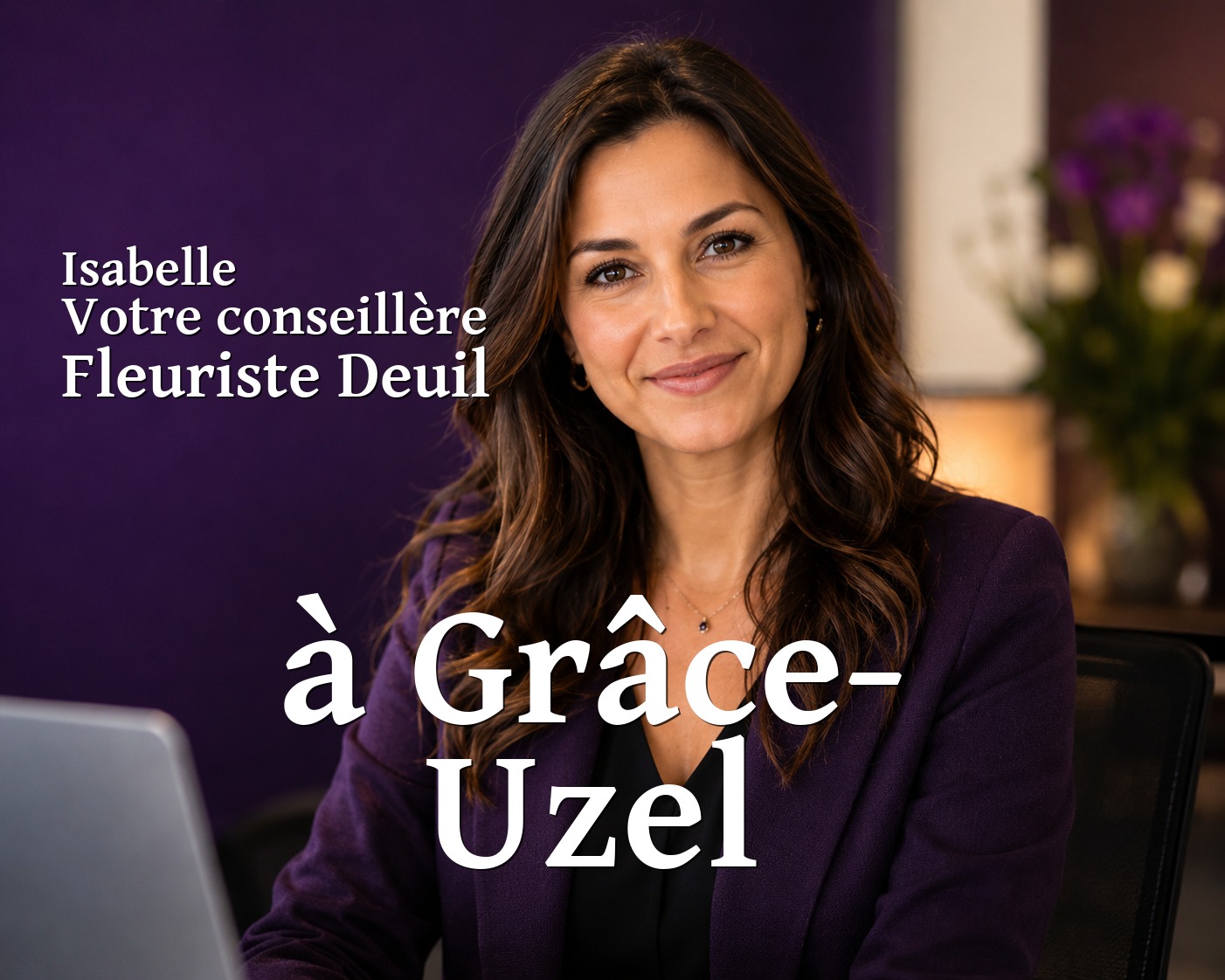 Isabelle, votre conseillère Fleuriste Deuil à Grâce-Uzel