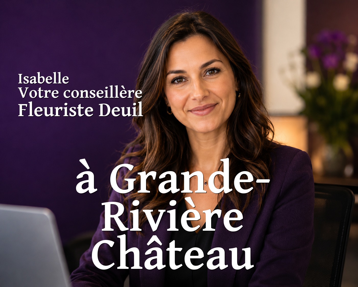 Isabelle, votre conseillère Fleuriste Deuil à Grande-Rivière Château